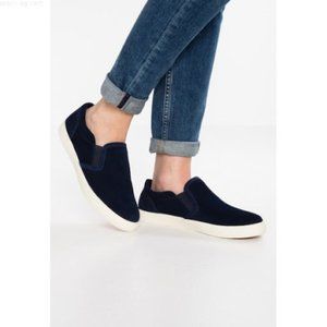 Clarks Slip-on Sneakers - Navy Suede Sz 8
